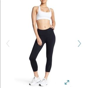 Z by Zella High Waist Renew Black Crop Legging Med